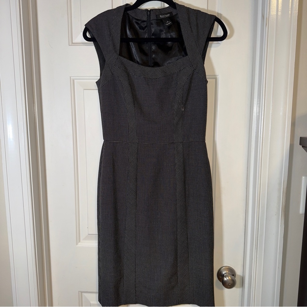 White House Black Market Tweed Sleeveless Sheath Dress. Size 2. Career wear.